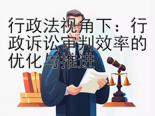 行政法视角下：行政诉讼审判效率的优化与推进