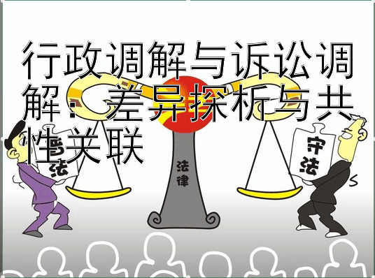 行政调解与诉讼调解：差异探析与共性关联